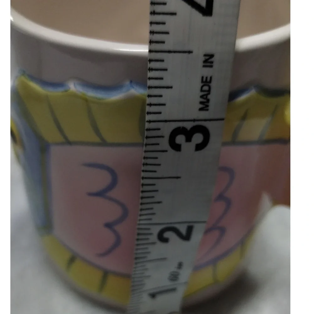 Pier‎ 1 Novelty Fish Mug Handcrafted Japan Unique Handle Coffee Tea Cup